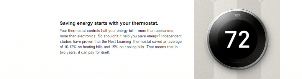 Energy Saving of Nest Thermostat