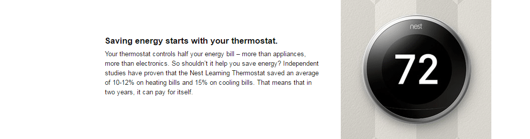 Nest Learning Thermostat Info