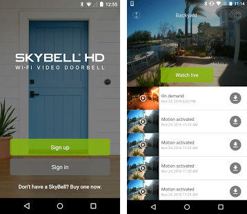Skybell Mobile Application