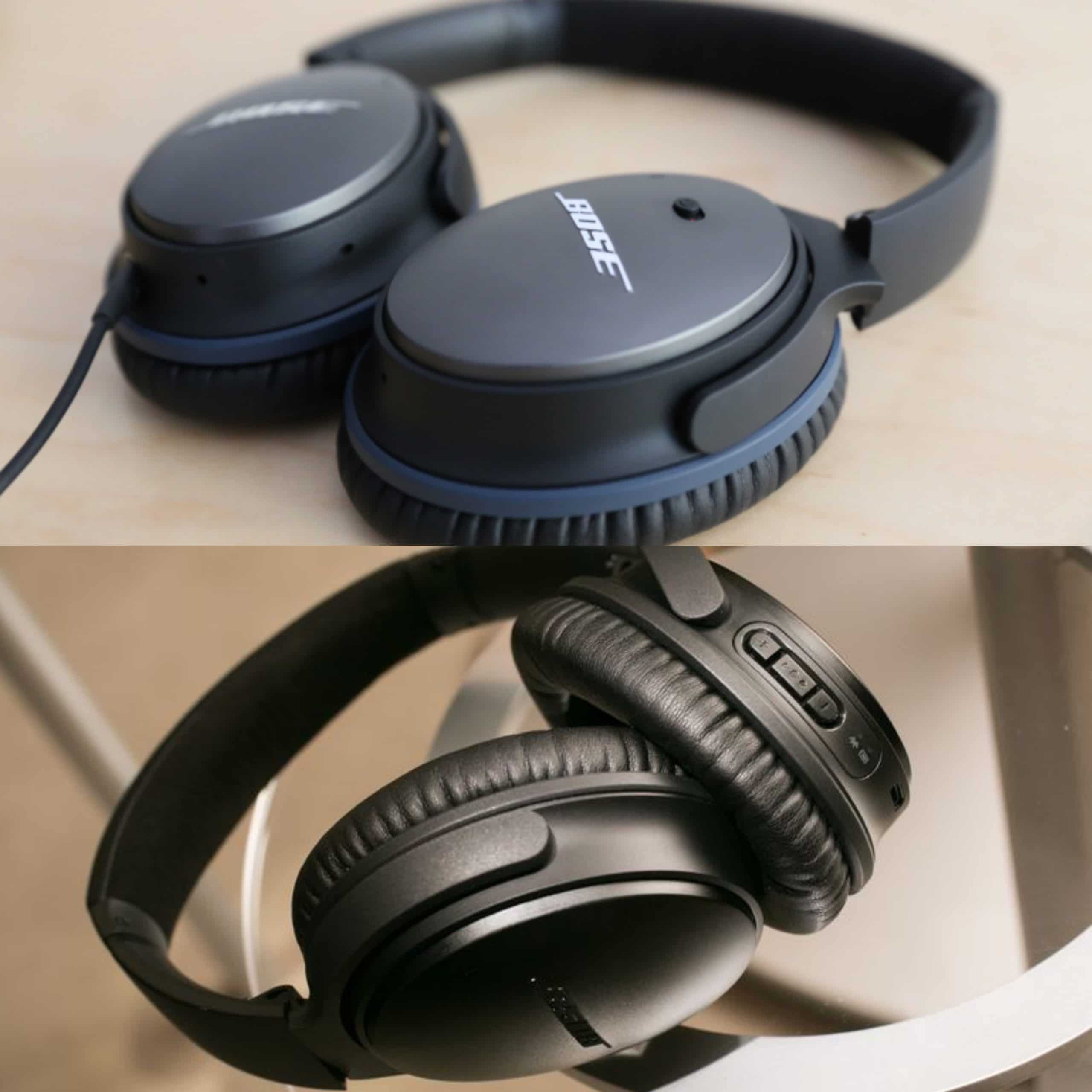 hjemmelevering Forud type Siege Bose QuietComfort 25 vs 35 II: Pros & Cons and Verdict