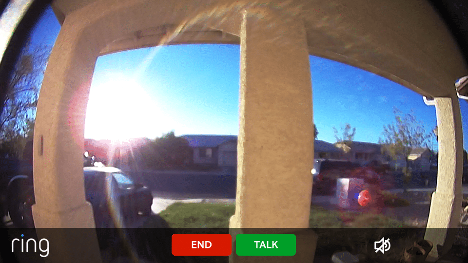 Sunlight interfering with Ring Pro's image/video quality