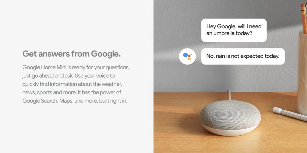 Features of Google Home Mini