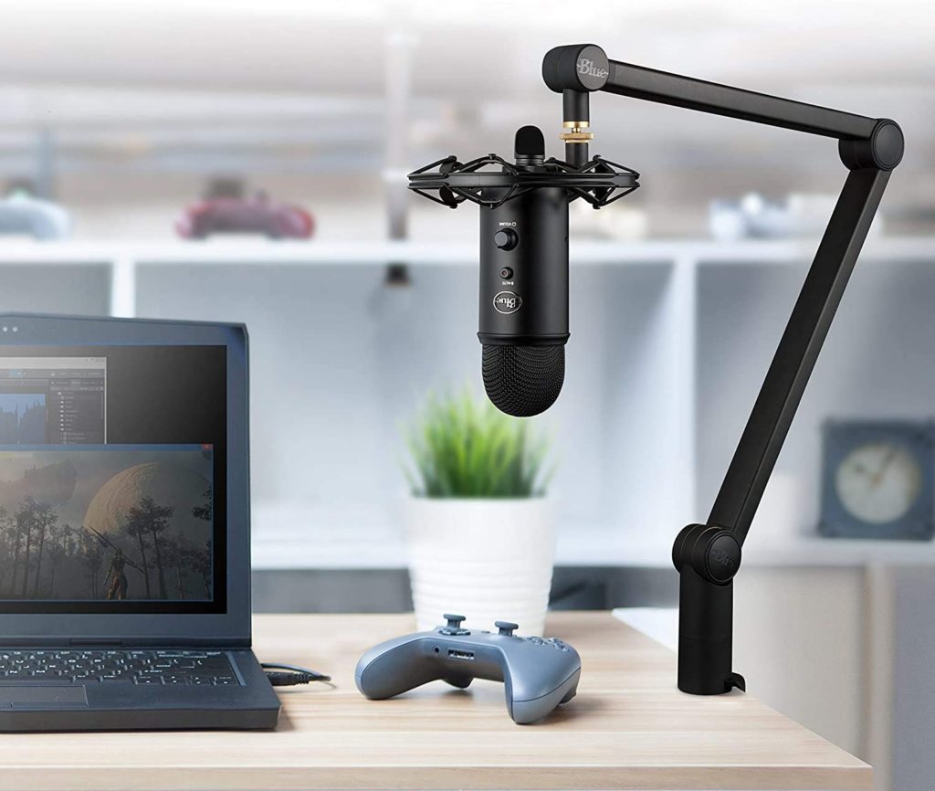 Blue yeti completely set for streaming