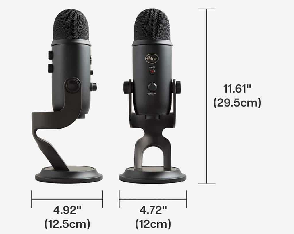 Blue Yeti Dimensions