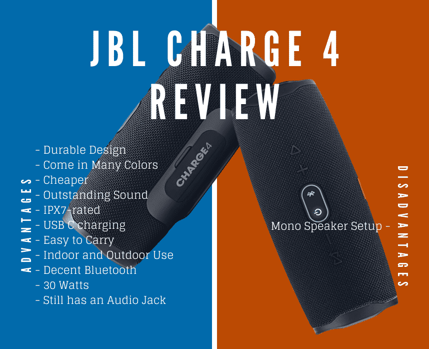 JBL Charge 4 advantages and disadvantages