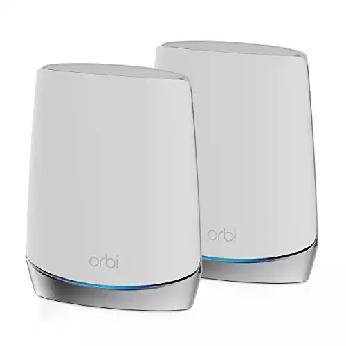 NETGEAR Orbi Whole Home Tri-band Mesh WiFi 6 System (RBK752)