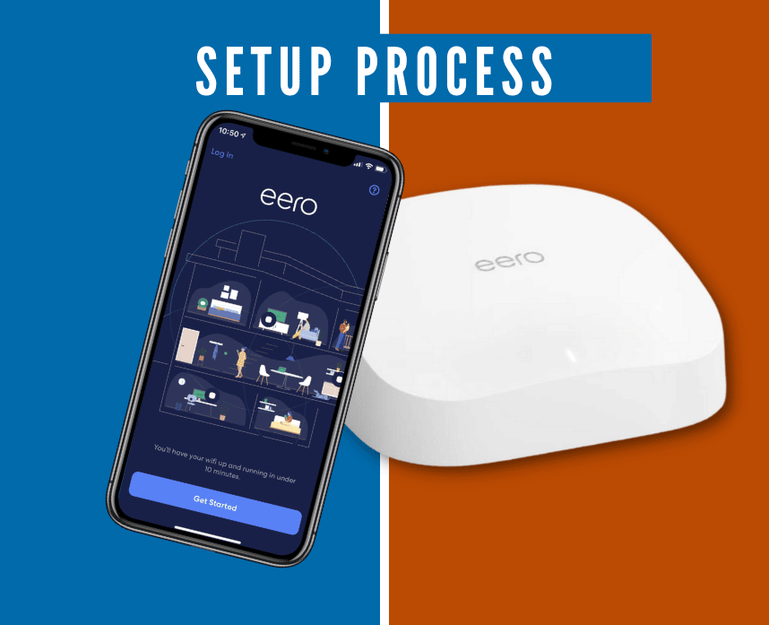 Eero Pro 6E Setup Process Bullet Points