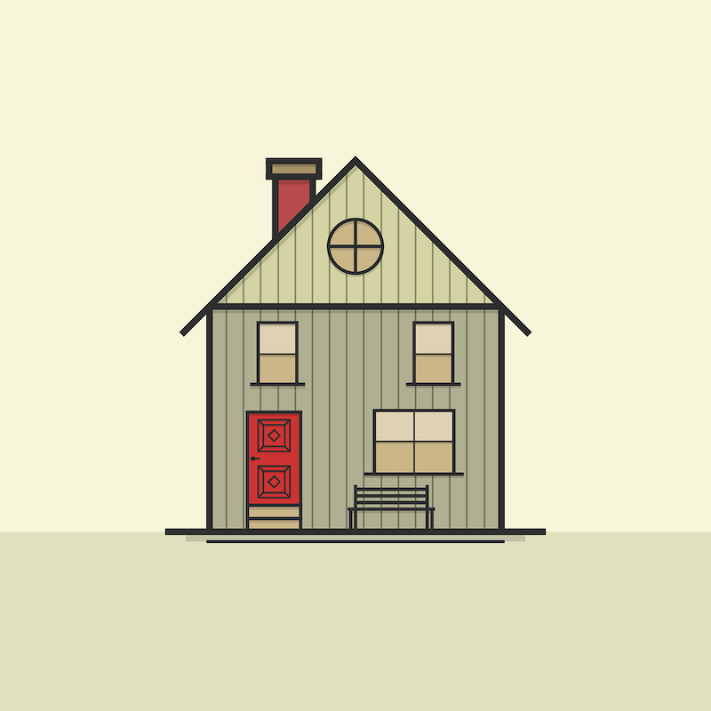 illustration of my house